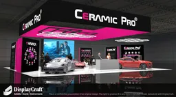 40x50 Island booth design by DisplayCraft
